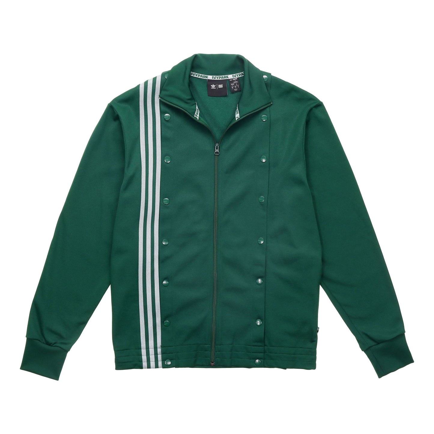 adidas originals x IVY PARK Crossover Stripe Sports Jacket Couple Style Grass Green GV1582