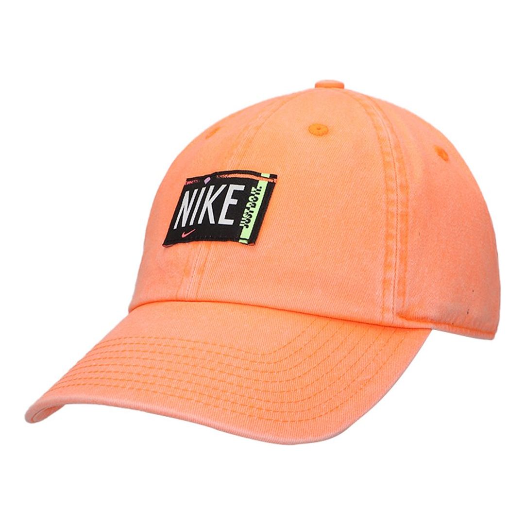 (WMNS) Nike Sportswear Heritage 86 Washed Cap 'Orange' DH2058-858