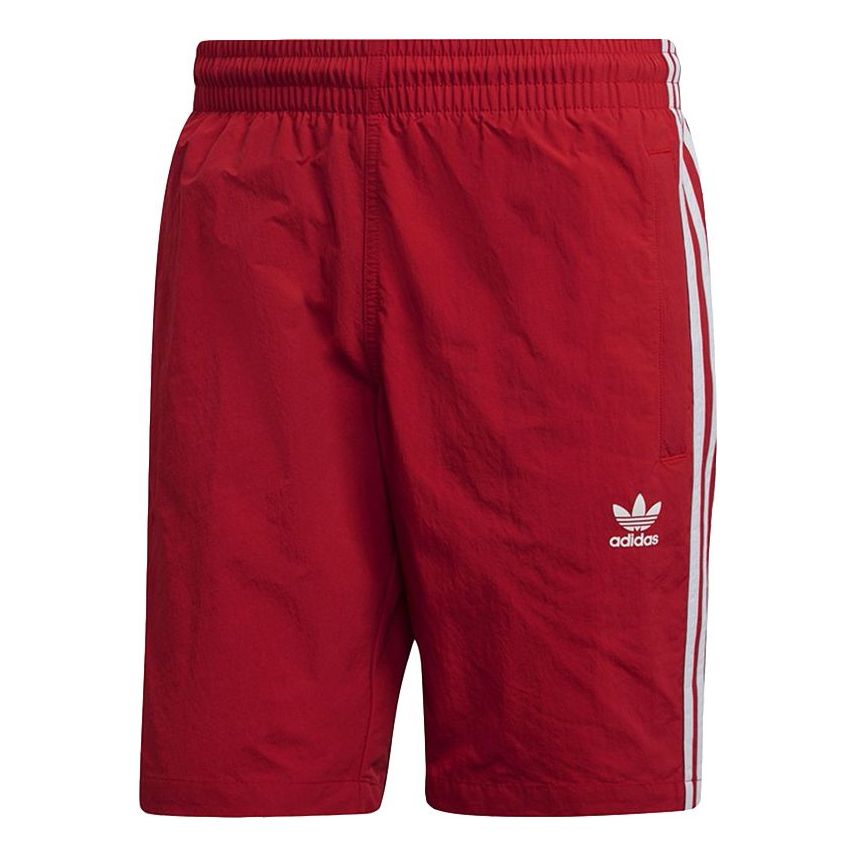 adidas originals Casual Sports Training Breathable Shorts Red DV1585