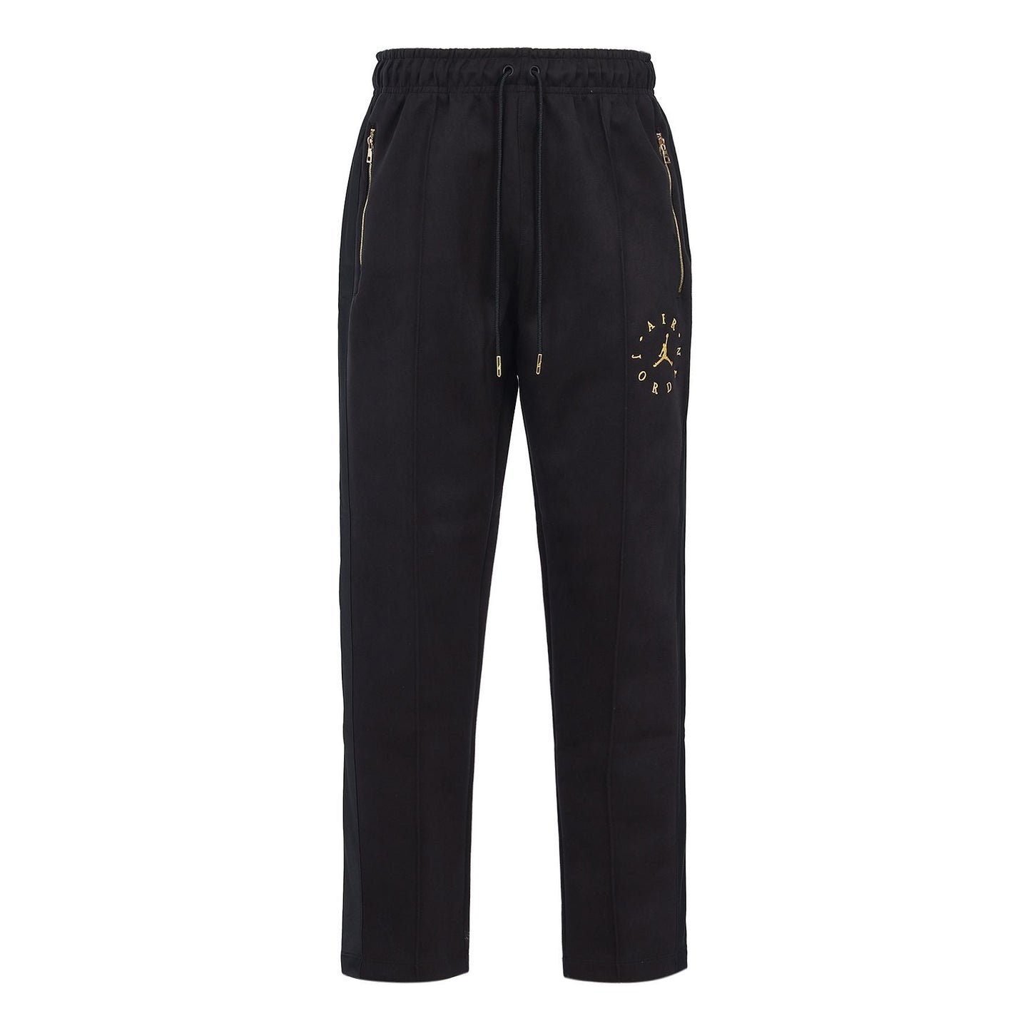 Air Jordan genuine 2019 new JORDAN REMASTERED men's suede trouser Black/Gold BQ5787-010