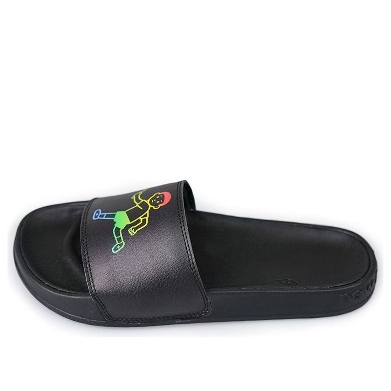 New Balance x Noritake Black Slippers SMF200NB