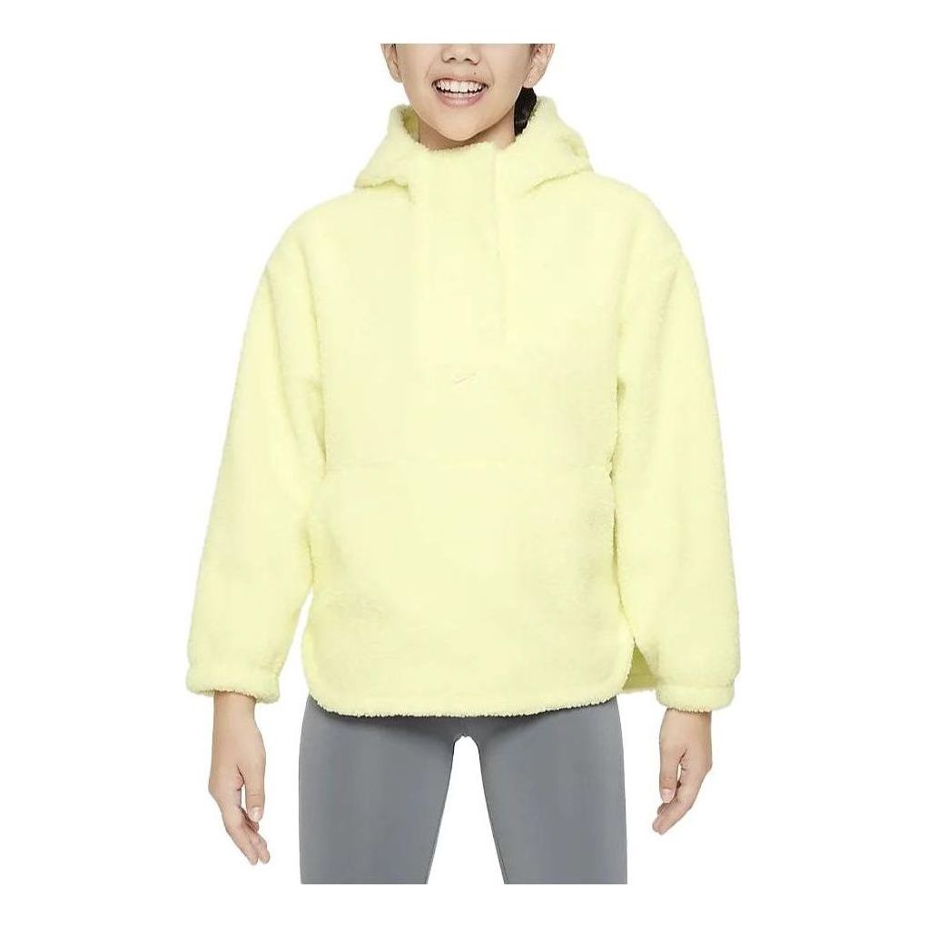 (GS) Nike High-Pile Fleece Therma-FIT Training Jacket 'Bright Green Coconut Milk' FN4783-331