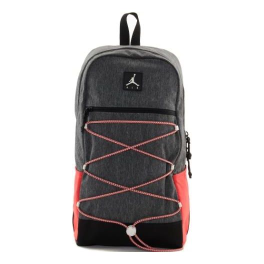 Air Jordan Polyester Backpack 'Greyred' DD3028-091