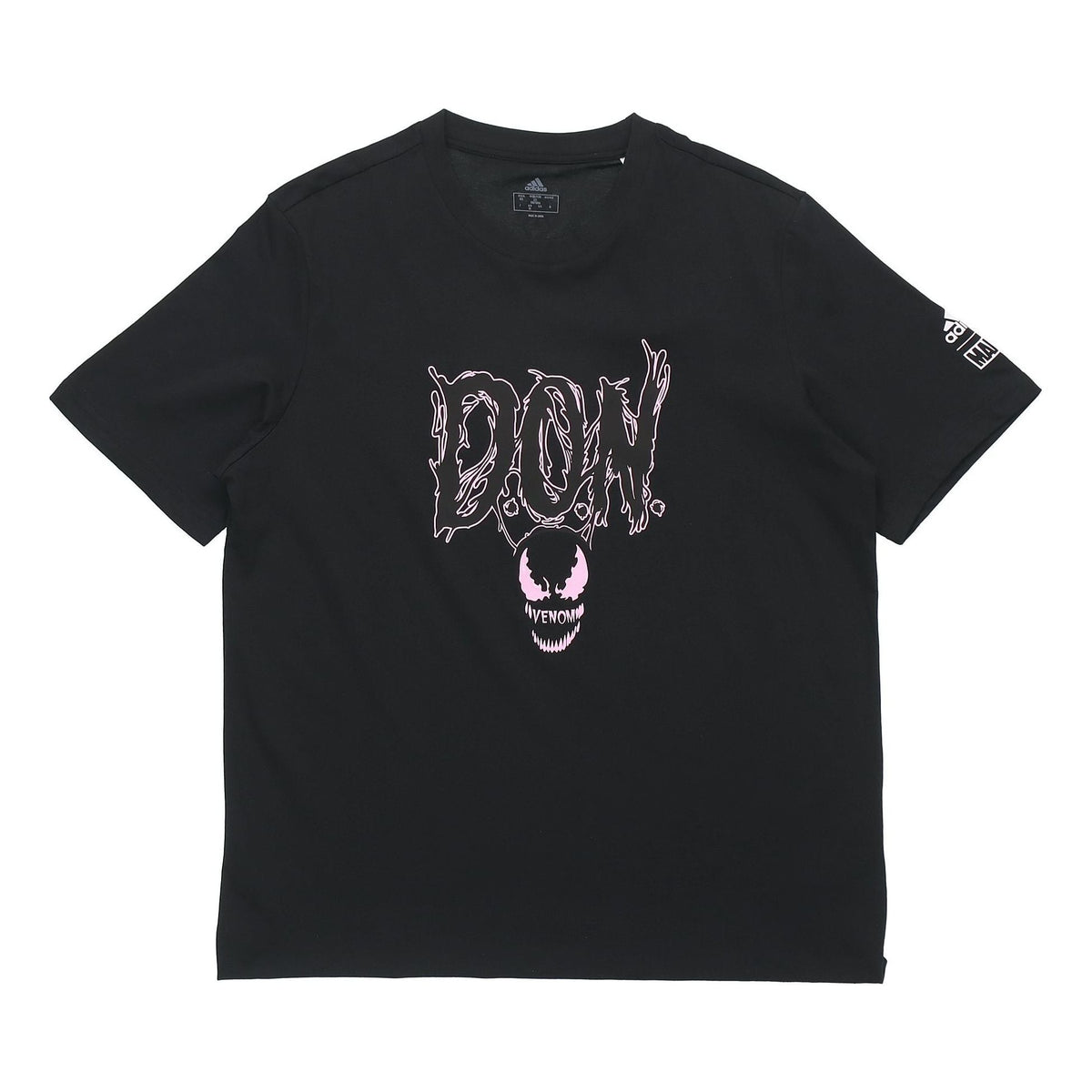adidas Don Venom Tee Basketball Sports Short Sleeve Black GI8874