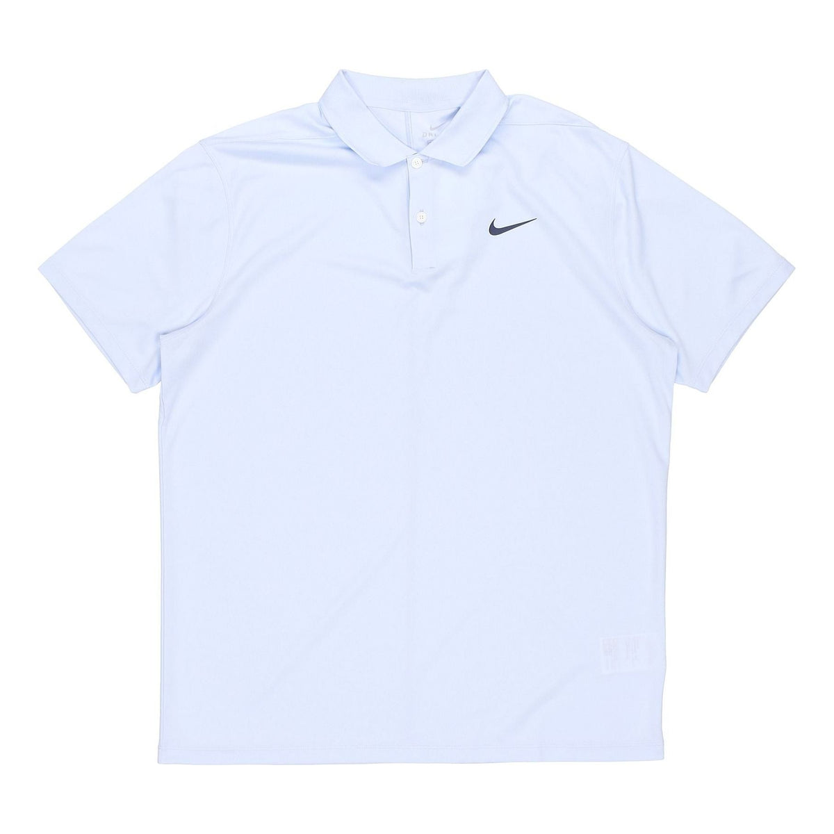 Nike Dri-fit Victory Logo Quick Dry Breathable Sports Short Sleeve Polo Shirt Light Blue BV0355-407