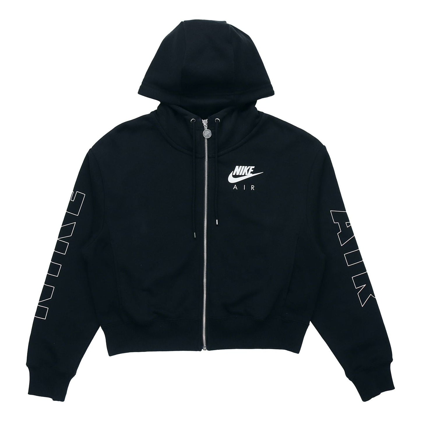 (WMNS) AS W Nike Sportswear Air Hoodie FZ FLC BB Black CJ3043-010