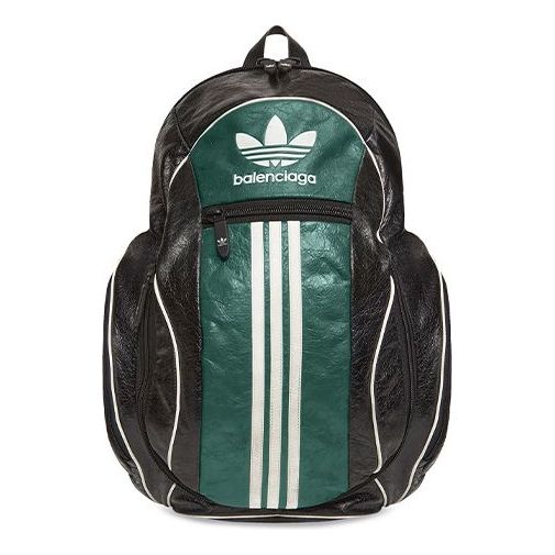 Balenciaga x adidas Large Backpack 'Black Green' 721685210LZ1063