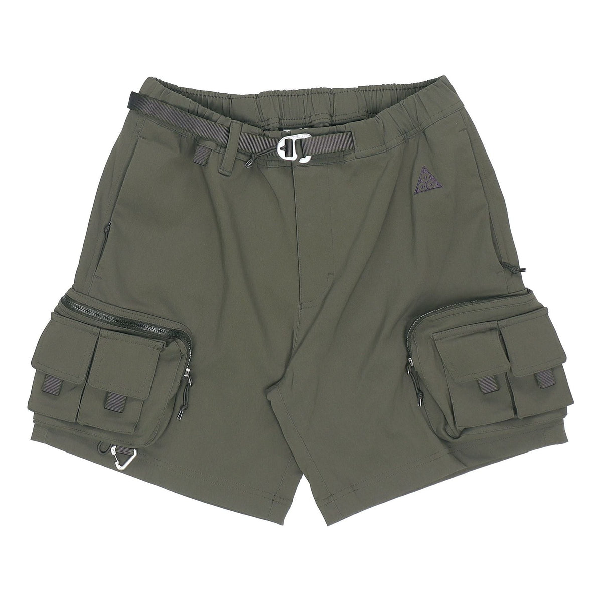 Men's Nike x ACG Logo Lacing Waterproof Multiple Pockets Shorts Military Green DH8348-355