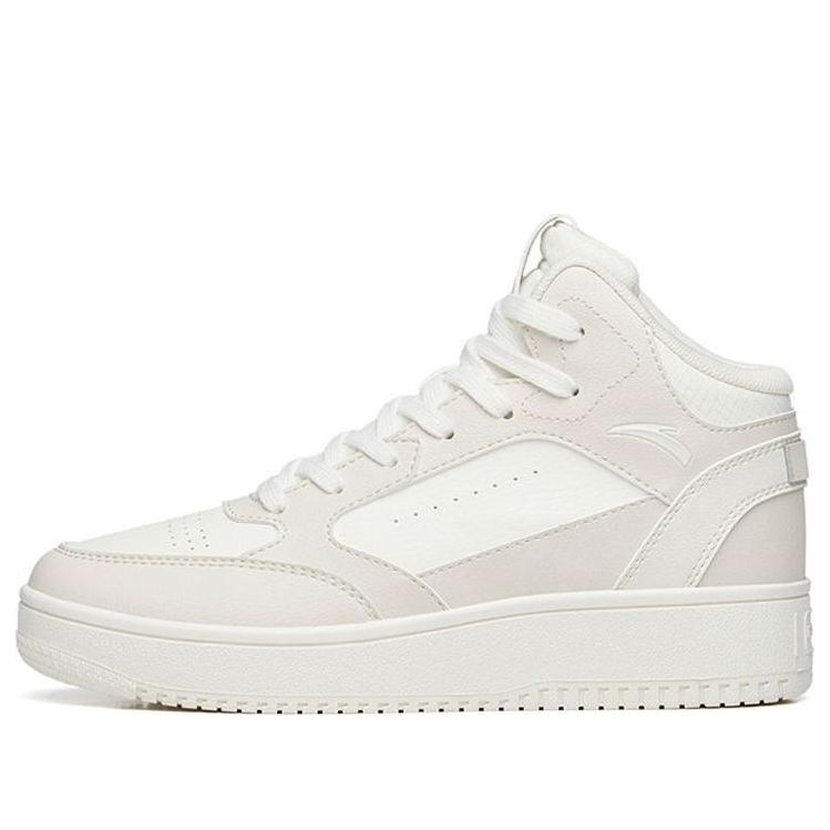 (WMNS) ANTA Skateboarding Series Sneakers High 'Grey White' 922238013-2