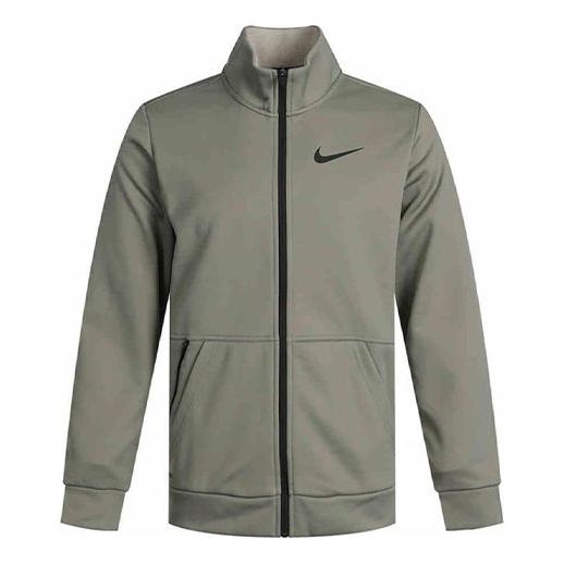 Nike Thrma Running Training Gym Sports Stand Collar Jacket Green CZ7394-320