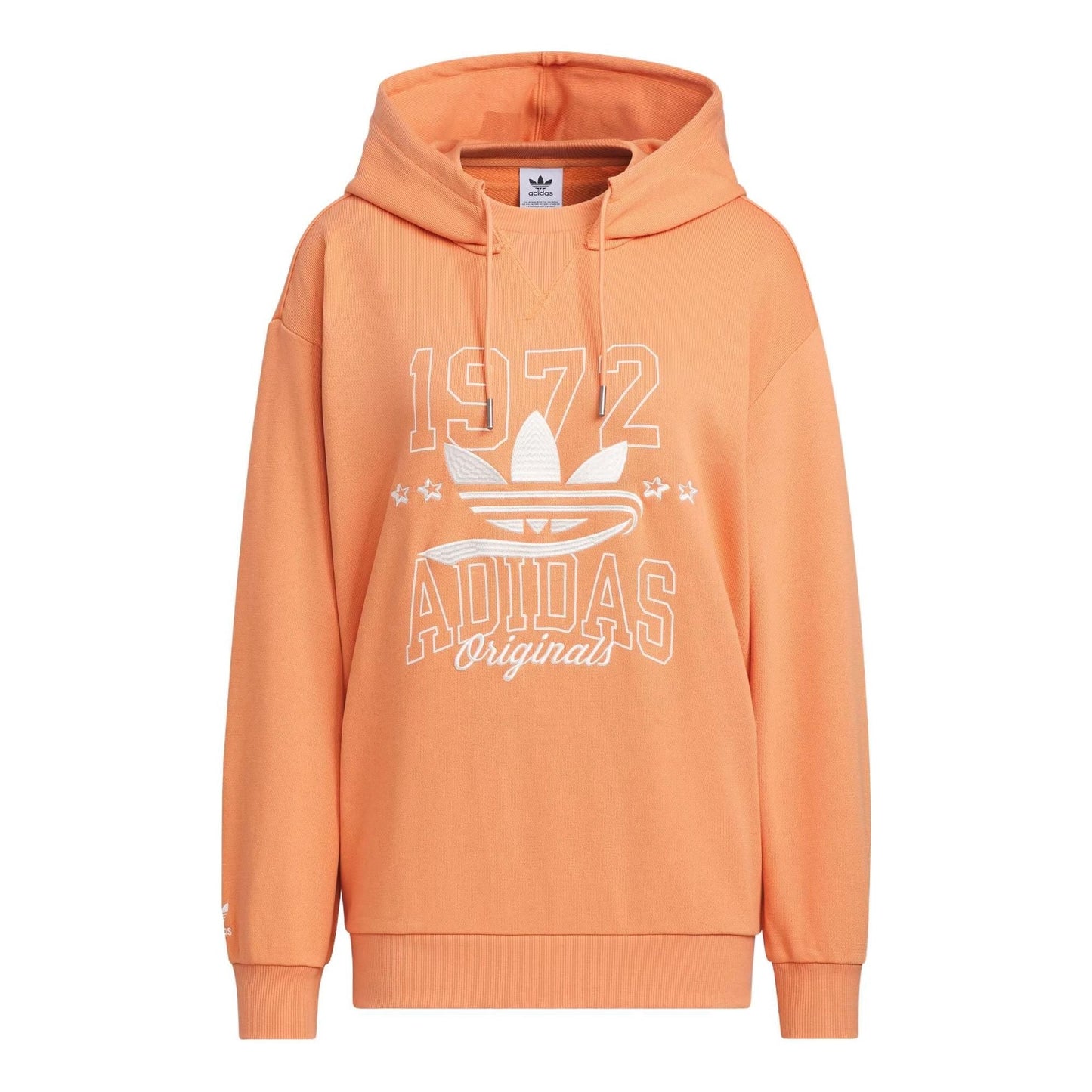 (WMNS) adidas originals Logo Sportswear Hoodie 'light khaki brown' IW9413