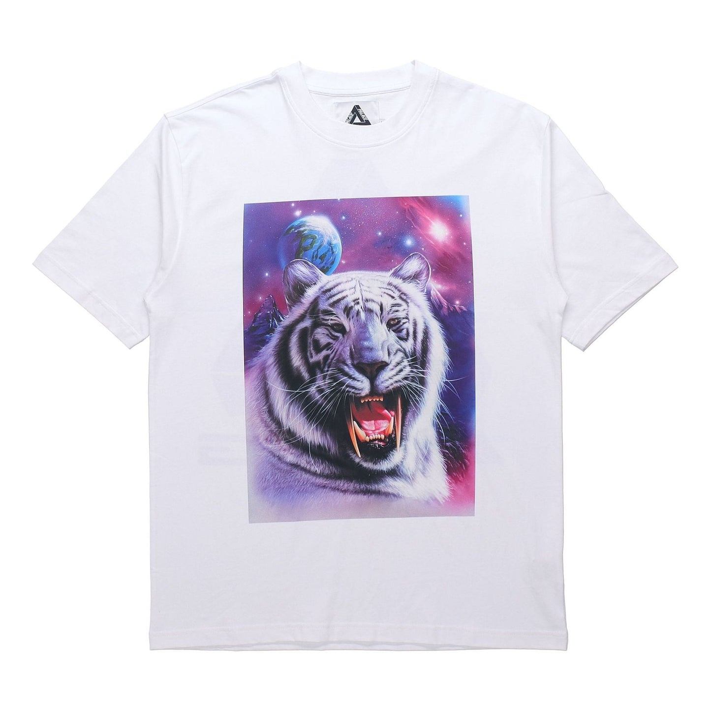 PALACE SS21 x AMG Crossover White Logo Printing Pattern Short Sleeve T-Shirt P20AMGTS005