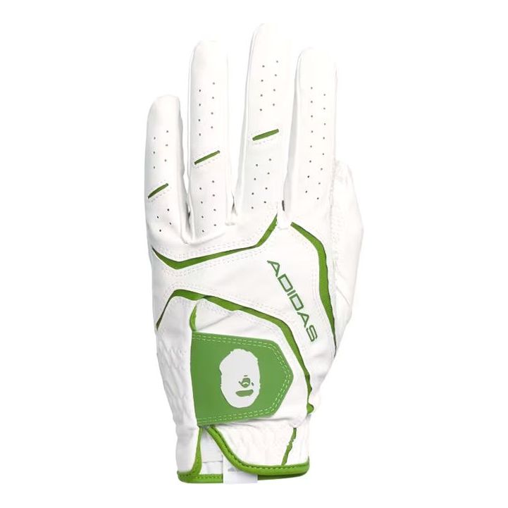 adidas x A Bathing Ape Golf Gloves 'White Green' IN1425
