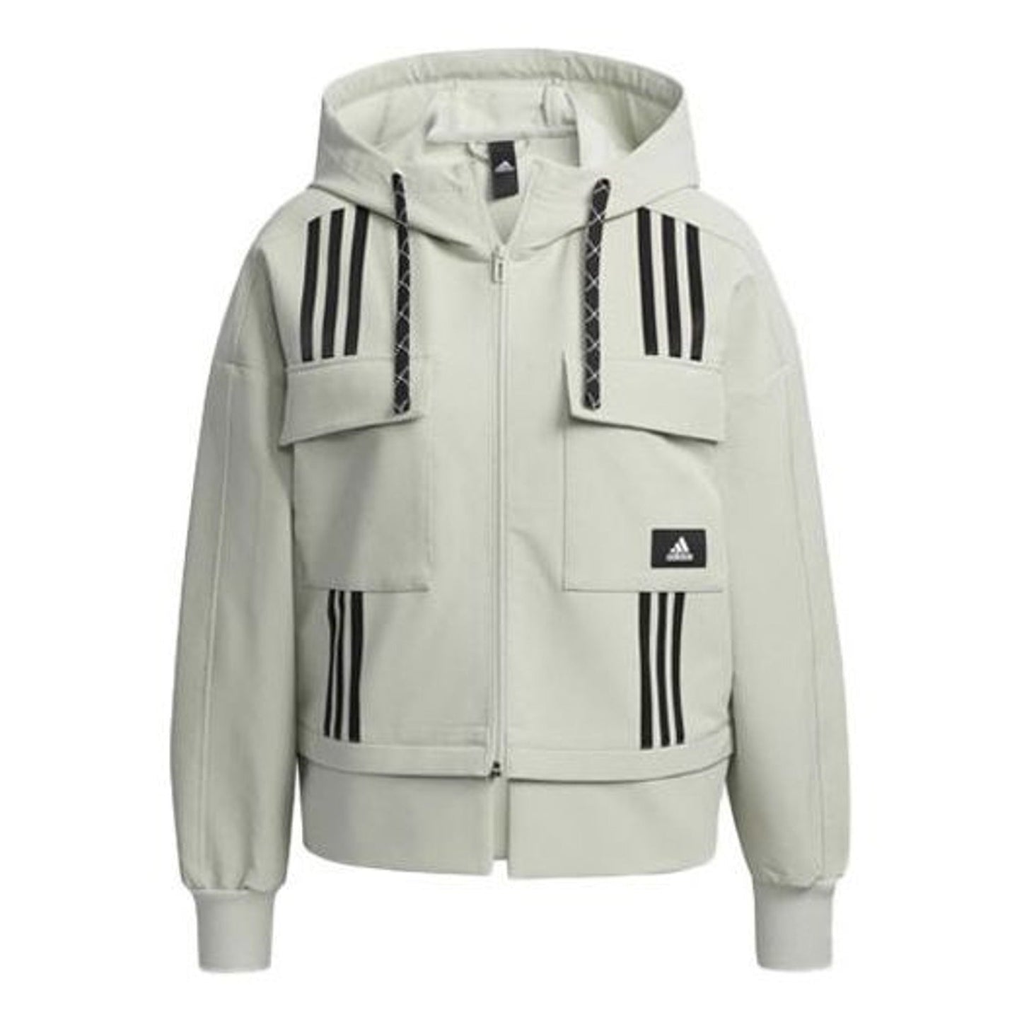 (WMNS) adidas DIY Jacket Asia Sizing 'Green Black' GP0629