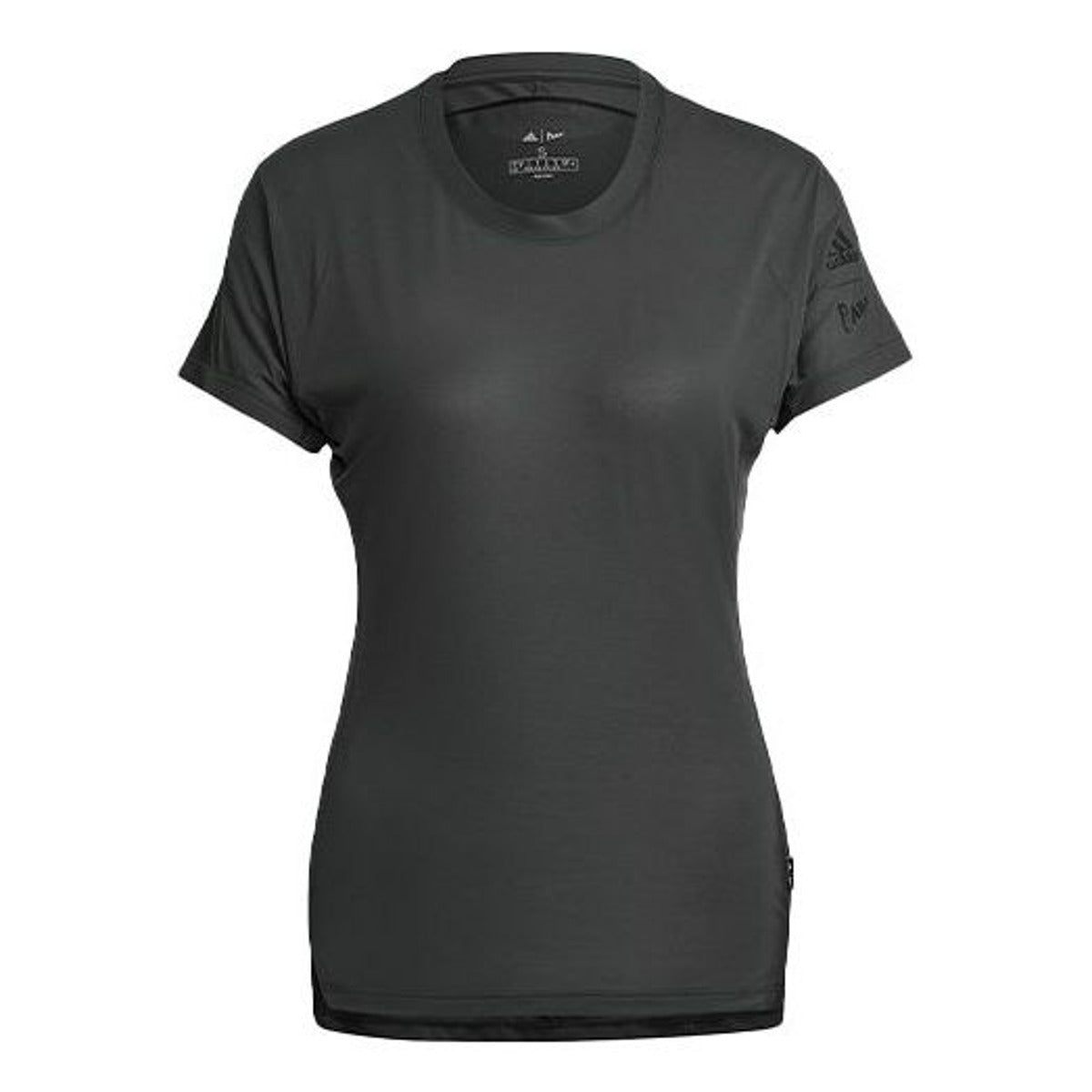 (WMNS) adidas Agravic Trail All-Around Parley T-Shirt Asia Sizing 'Black' H31020