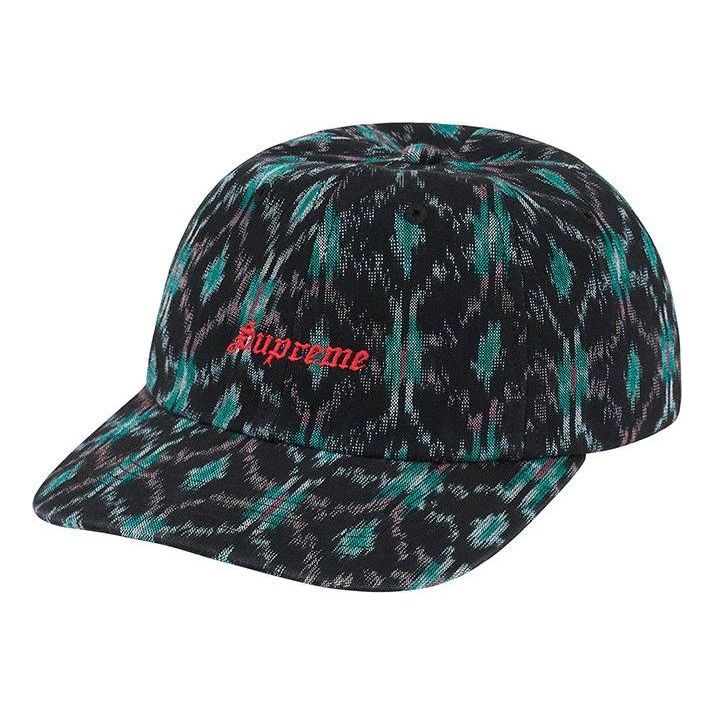 Supreme Ikat 6-Panel 'Black Green Red' SUP-SS21-701