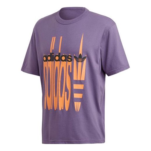 adidas originals SS20 R.V.Y Printing Short Sleeve Purple FM2218