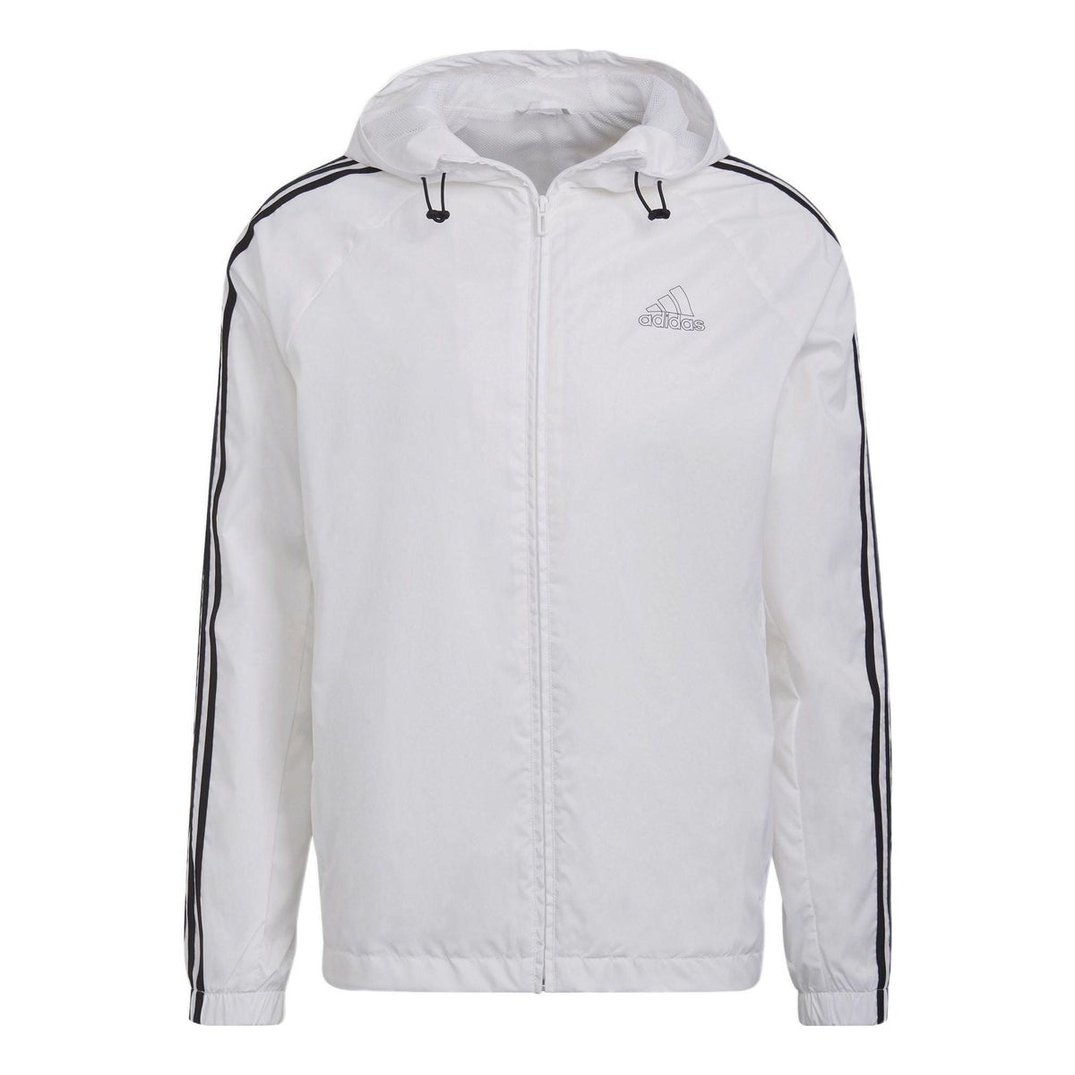 adidas Casual hooded Long Sleeves Jacket White HE4318