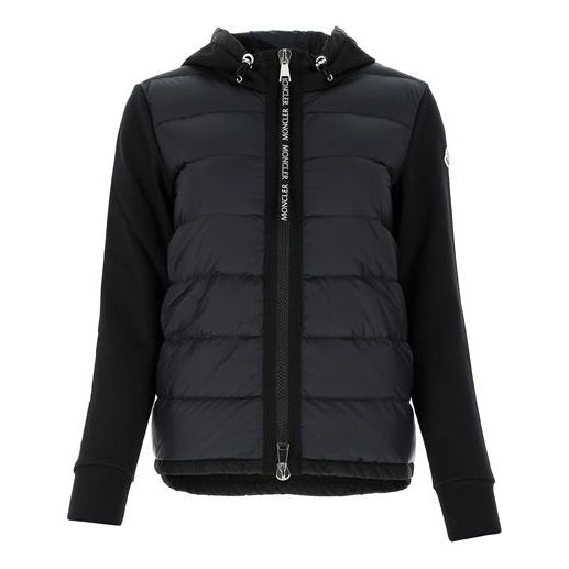 Moncler Cotton Blending Down Feather Jacket Female Black 8G50300V8053999