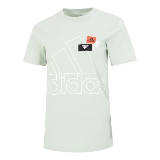 (WMNS) adidas Brd T-Shirt Asia Sizing 'White Black' HM5288