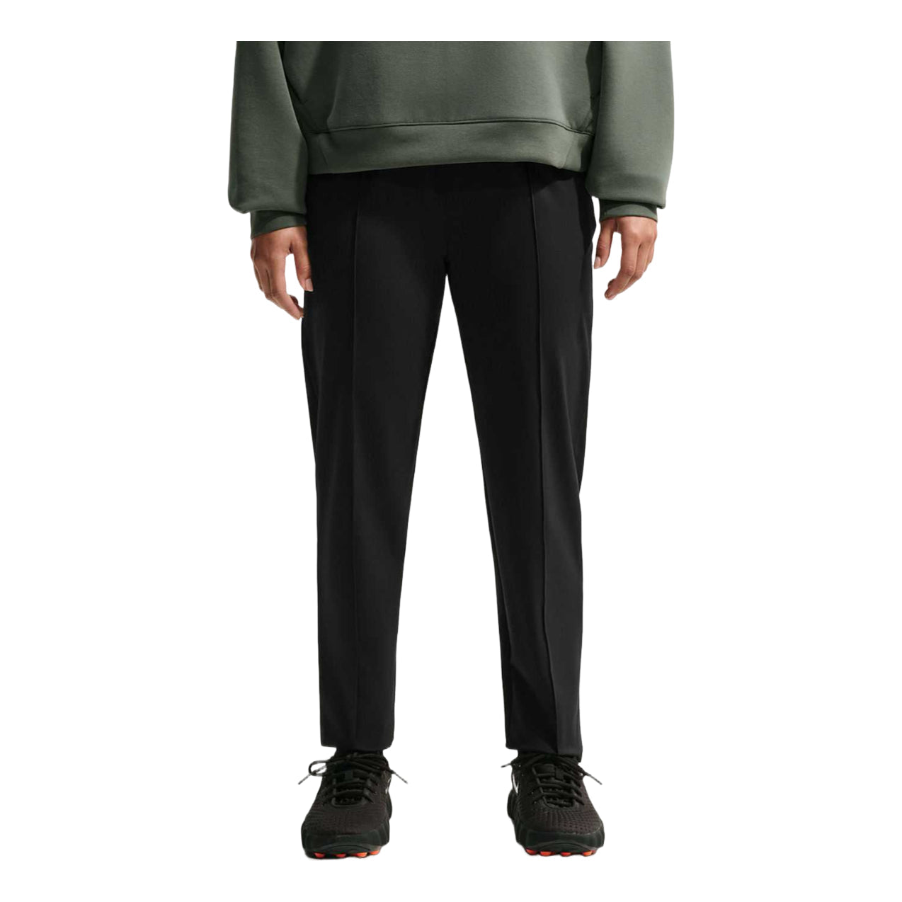 (WMNS) Nike 24.7 PerfectStretch Dri-FIT UV Protection High-Rise Tapered Pants 'Black Dark Smoke Grey' HM8844-010