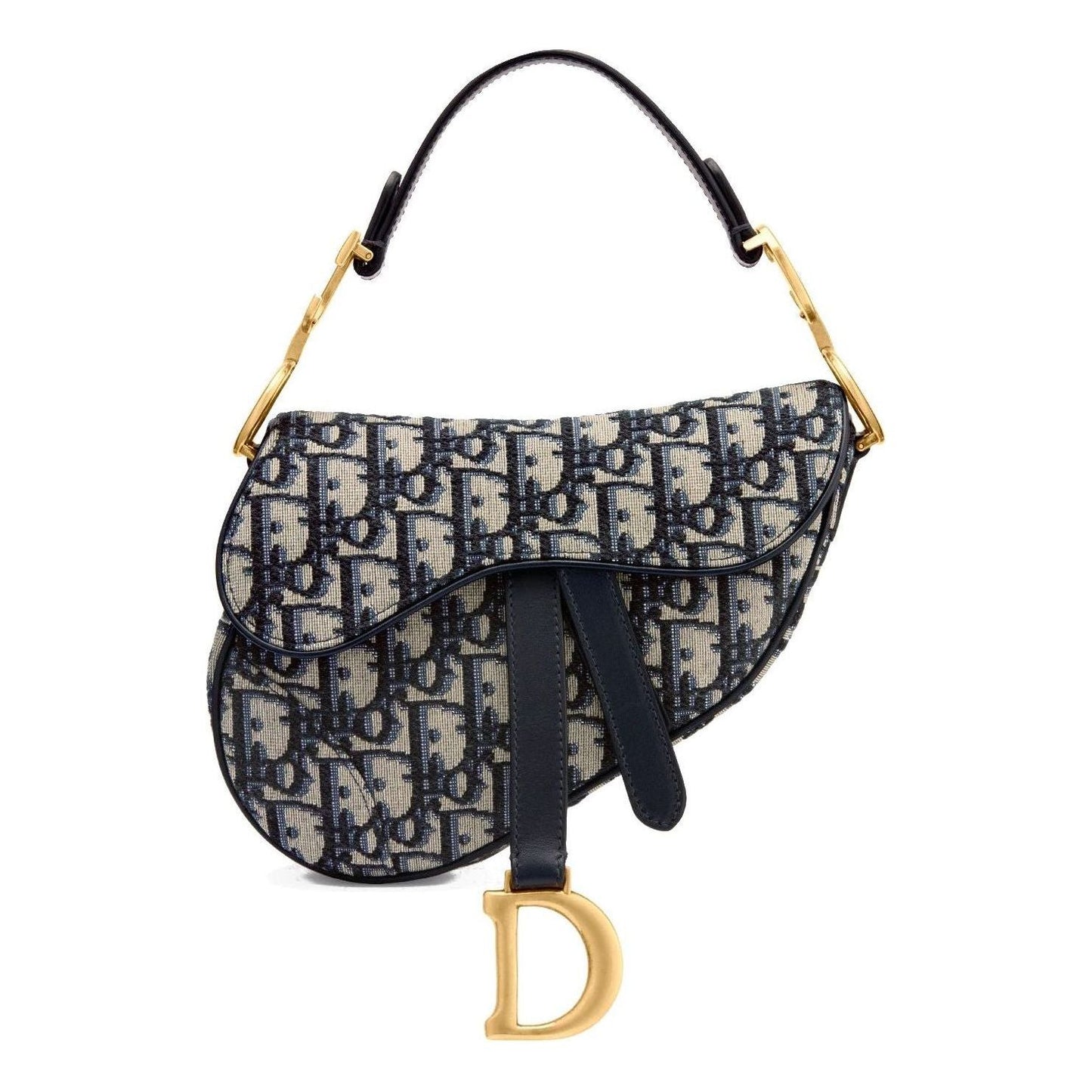 (WMNS) DIOR Mini Saddle Bag 'Blue Oblique Jacquard' M0447CTZQ-M928