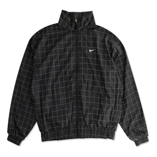 Nike Lab Casual Sports Woven Plaid Reflective Jacket Black DA0311-010