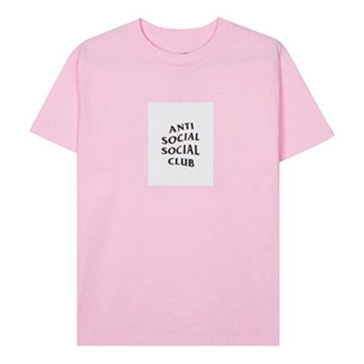 ASSC BOX Logo Short Sleeve Unisex Pink AST201