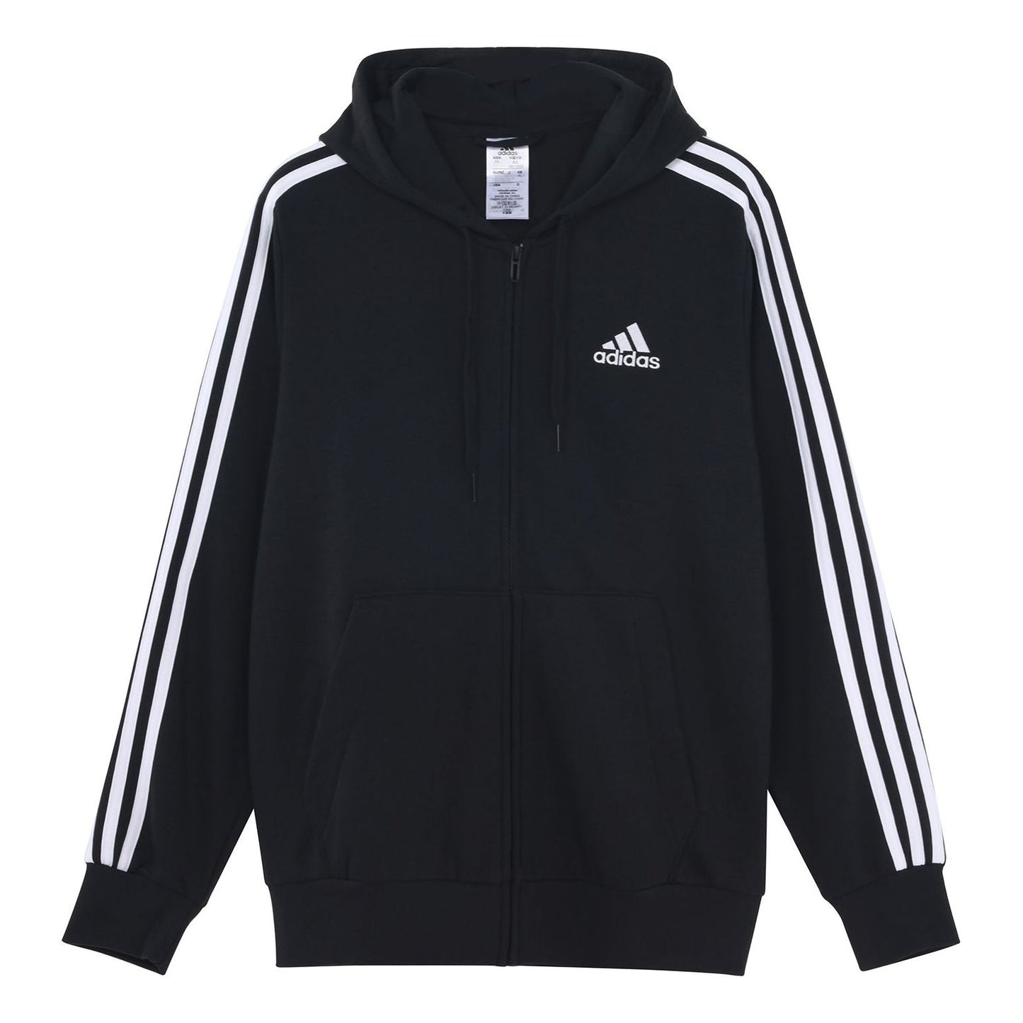 adidas M 3s Ft Fz Hd Train Jacket Coat Black GK9032