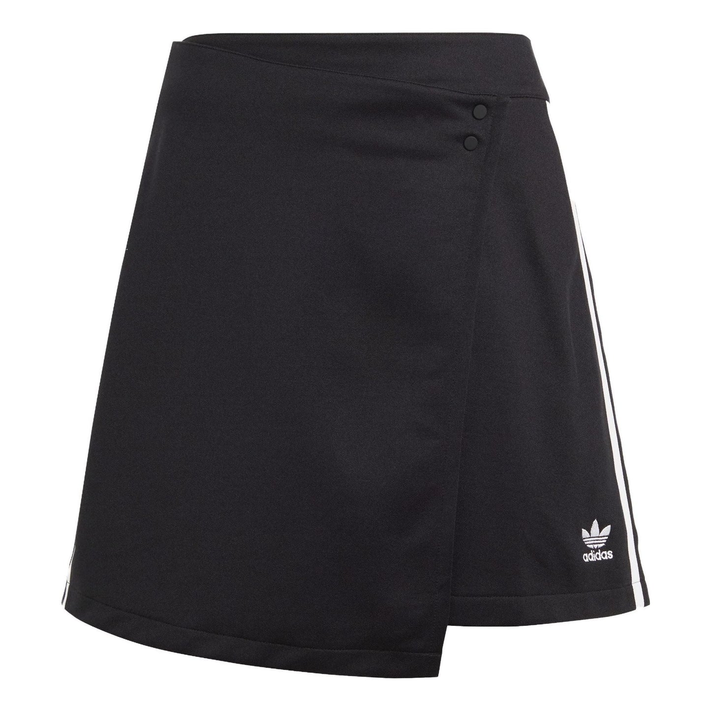 (WMNS) adidas Adicolor Classics 3-Stripes Short Wrapping Skirt Asia Sizing 'Black White' IC5475