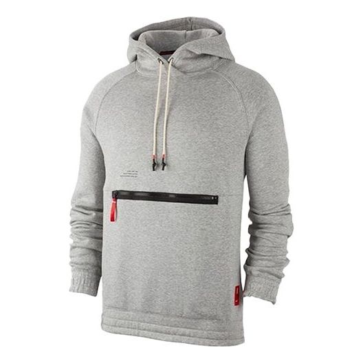 Nike Kyrie Basketball Sports Fleece Lined Knit Asia Sizing 'Gray' BV9298-063
