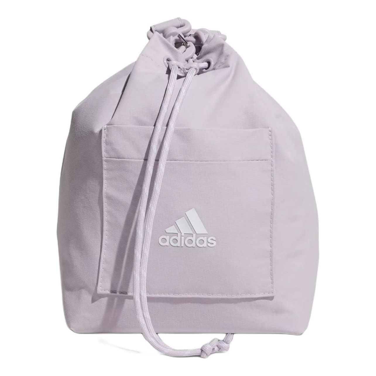 adidas Crossbody Drawstring Sport Casual Bag 'Purple' JJ2081