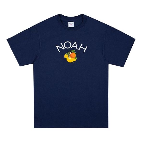 NOAH NYC Citrus Core Logo TEE Navy Logo Tee T13SS20NVY