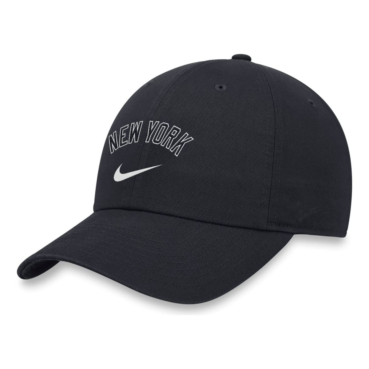 Nike MLB York Yankees Heritage86 Wordmark Swoosh Adjustable Caps 'Black' NK124FANK-WM0