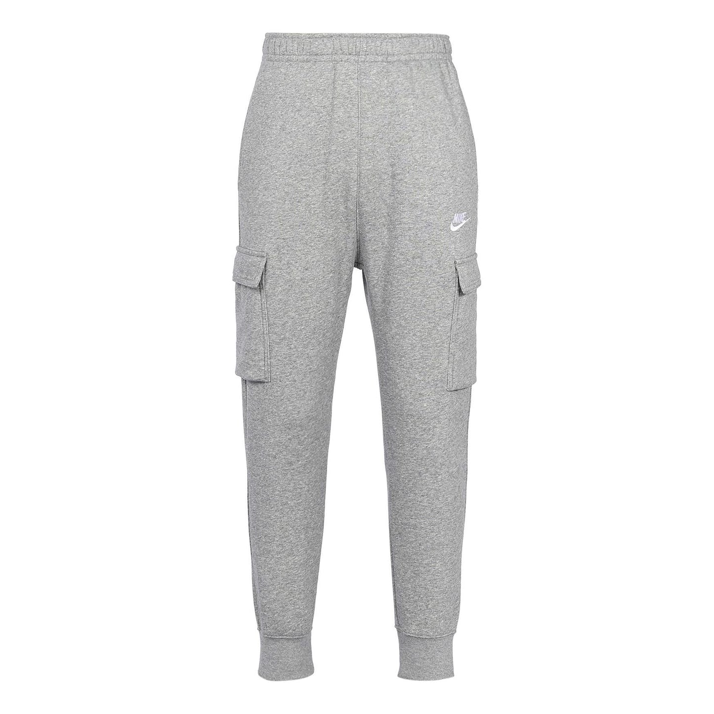 Nike Sportswear Club Fleece Cargo Multiple Pockets Stay Warm Bundle Feet Sports Long Pants Gray CD3130-063