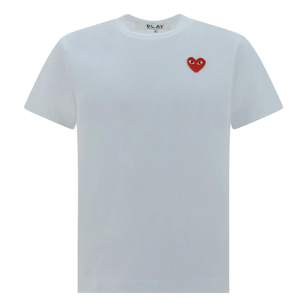 COMME des GARCONS PLAY SS25 Heart Emblem T-Shirt 'White' AX-T108-051-2