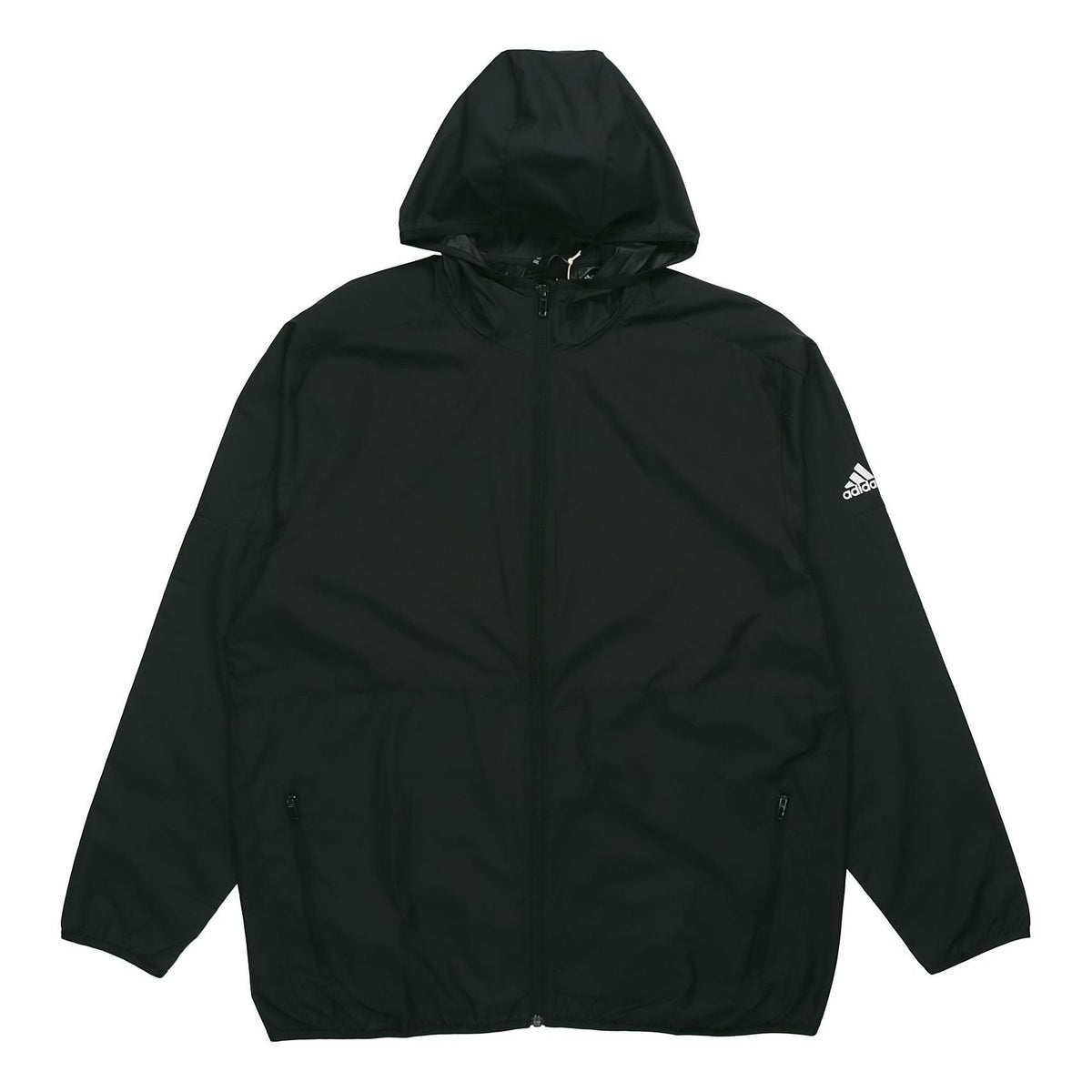 adidas Windbreaker Hooded Jacket 'Navy Blue' FM5345