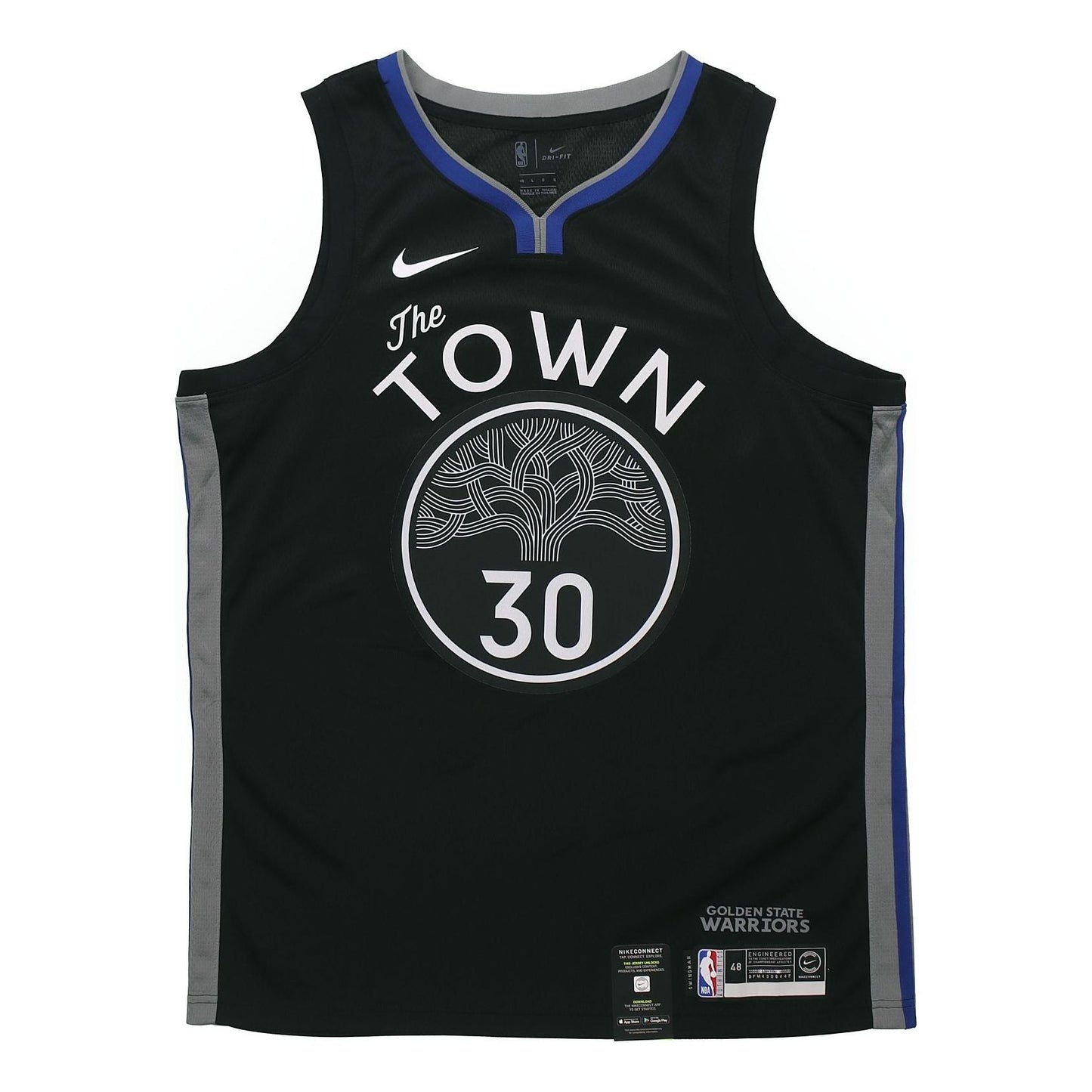 Nike NBA City limited Jersey SW Fan Edition 2019-2020 Season Golden State Warriors Curry 30 Black AV4638-014