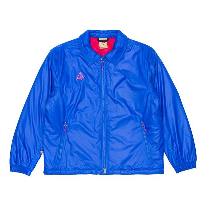 Men's Nike x ACG Primaloft Jkt Outdoor Sports Padded Clothes Jacket Blue 'Hyper Royal Rush Pink' BQ7200-405