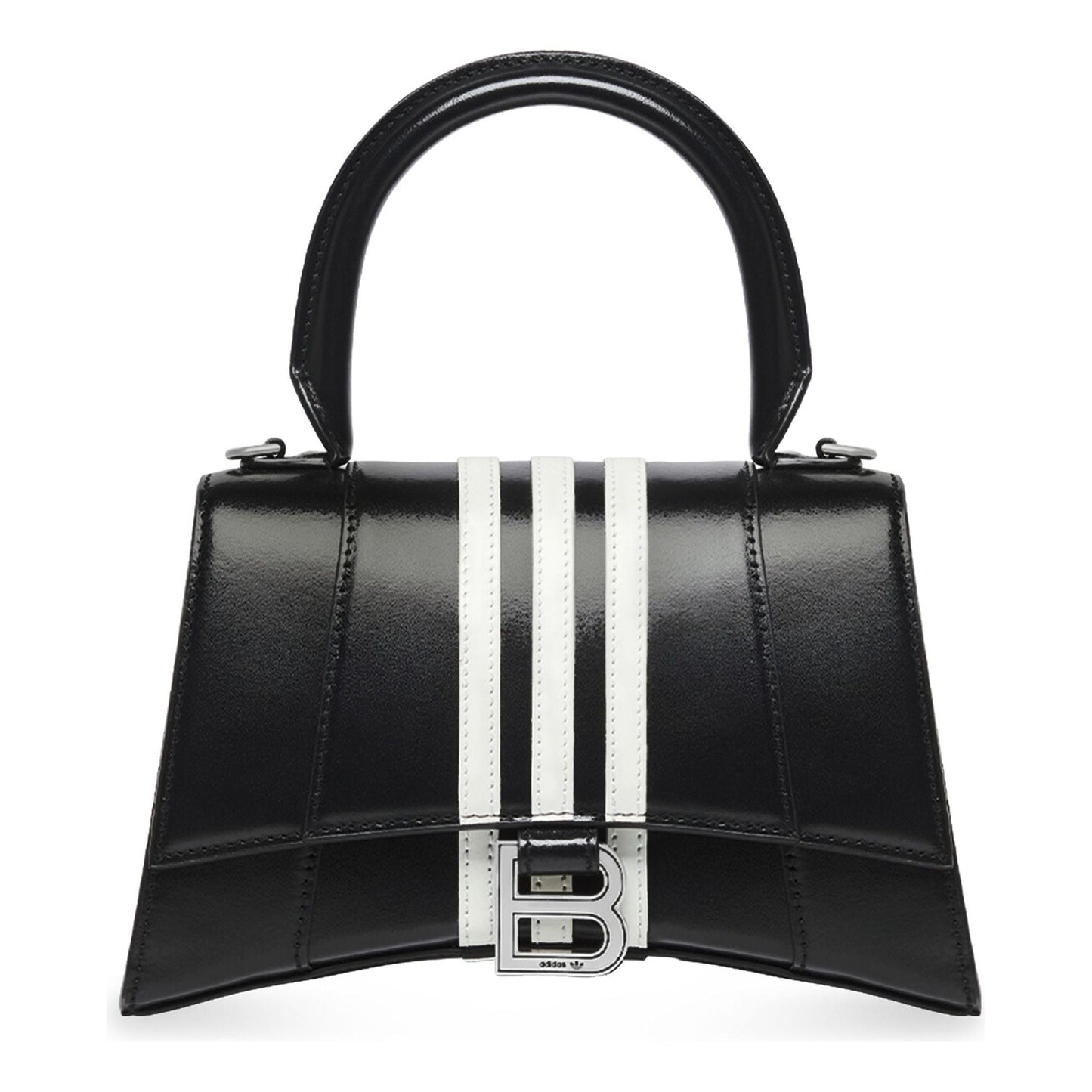 (WMNS) Balenciaga x adidas Hourglass Small Handbag 'Black' 593546210MA1091