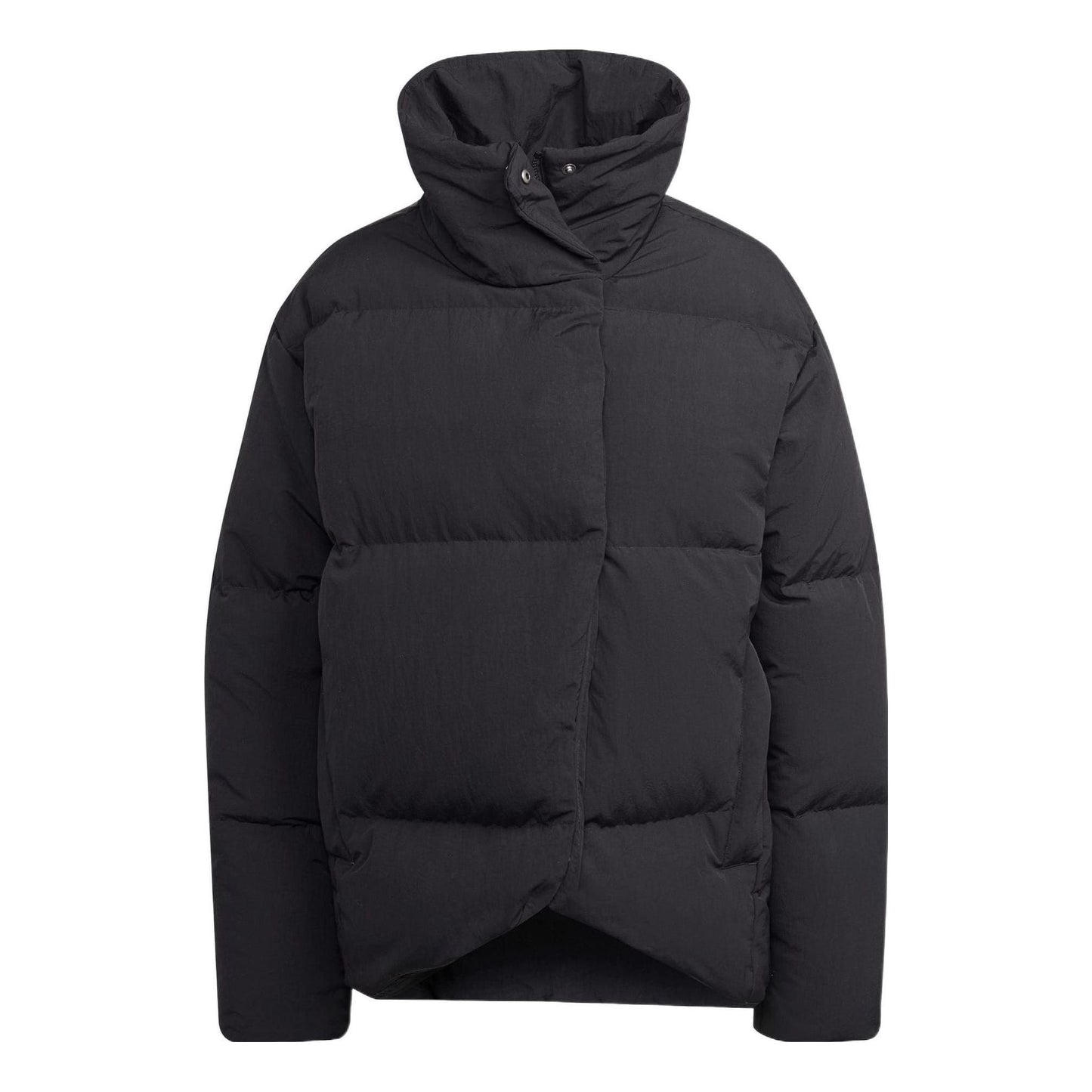 (WMNS) adidas Big Baffle Down Jacket Asia Sizing 'Black' HN9934
