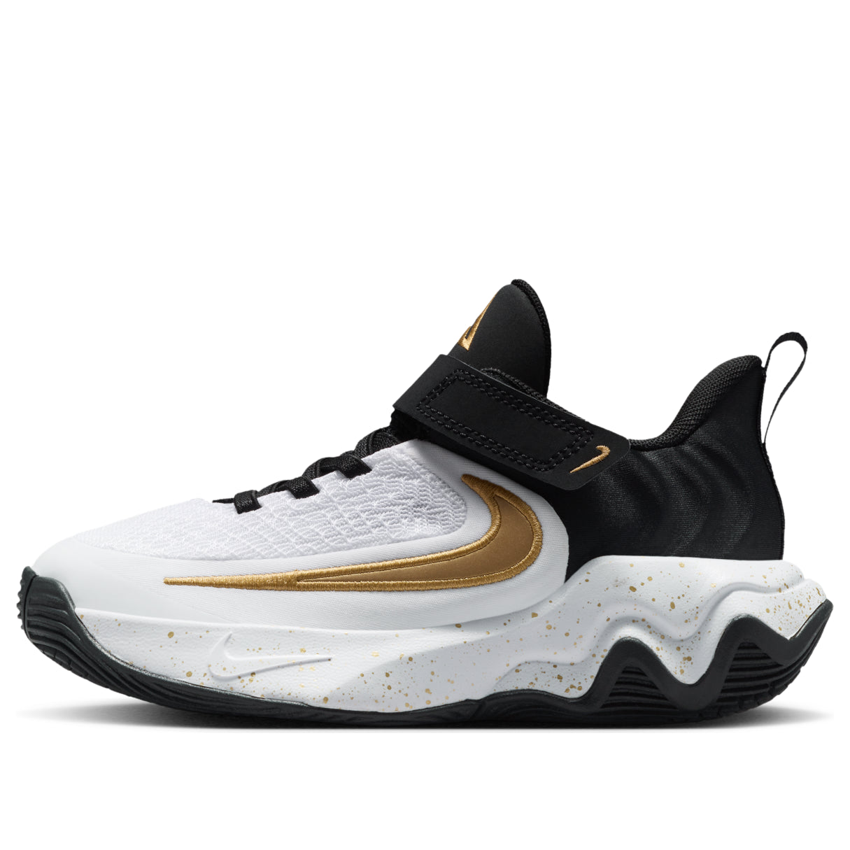 (PS) Nike Giannis Immortality 4' Black White Metallic Gold' IH7665-003