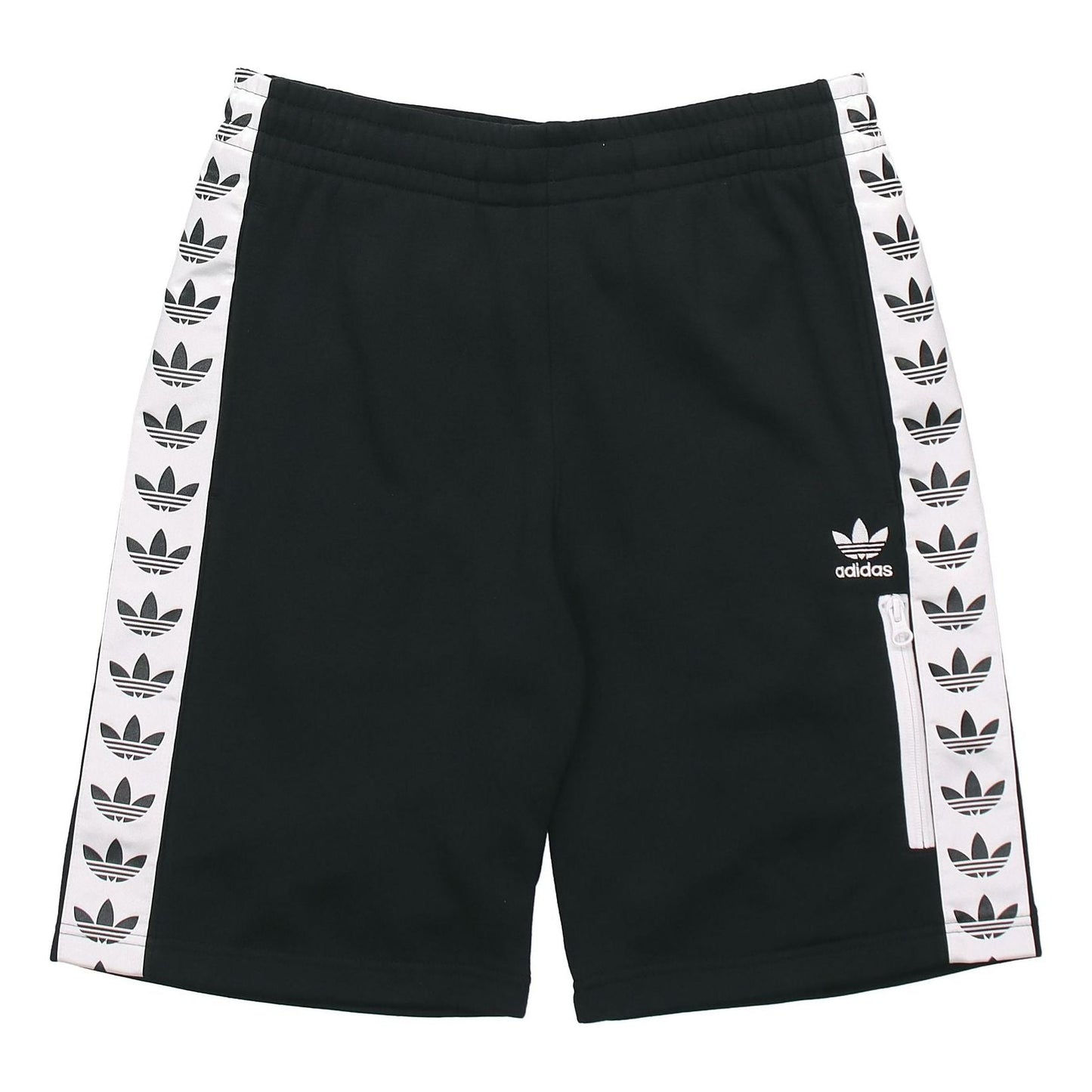 adidas originals Side Webbing Logo Printing Sports Shorts Black DX4230
