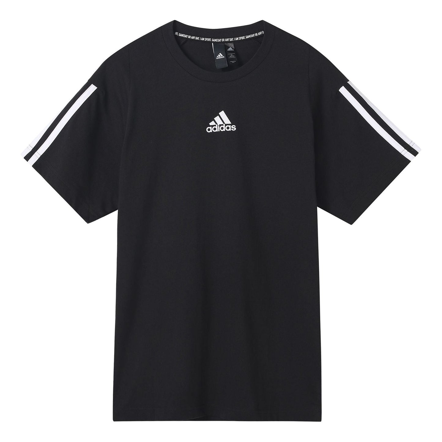 adidas Must Haves 3-Stripes Sport T-Shirt 'Core Black' DT9955