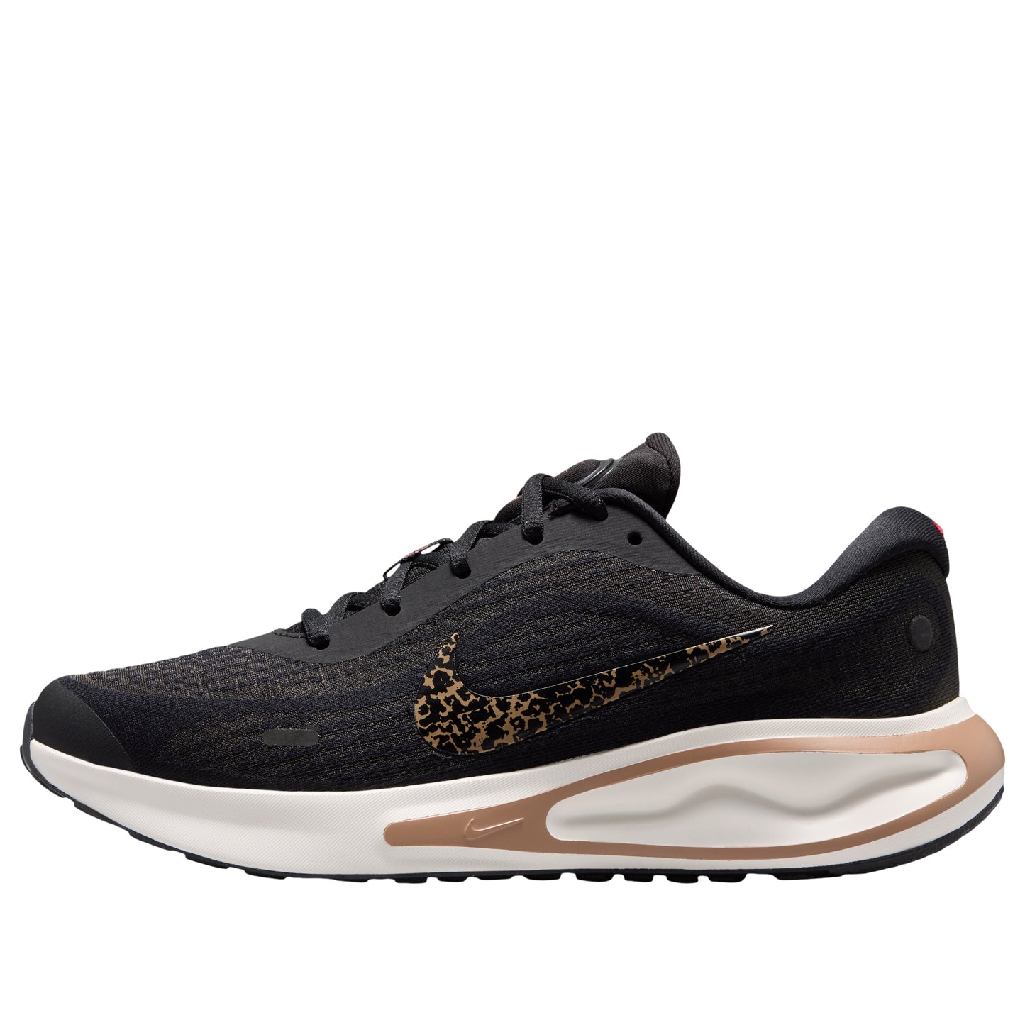 (WMNS) Nike Journey Run 'Black Fusion Red Sail' IR0211-001
