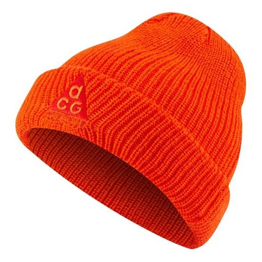 Nike x ACG Triangle logo Woolen Beanie 'Safety Orange' AV4775-819