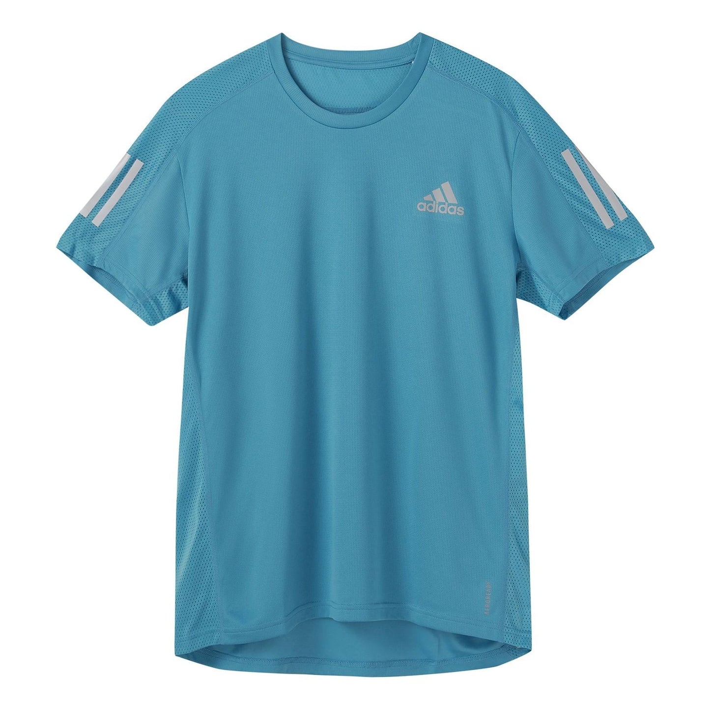 adidas Own the Run Tee Sports Training Quick Dry Short Sleeve Blue GJ9966