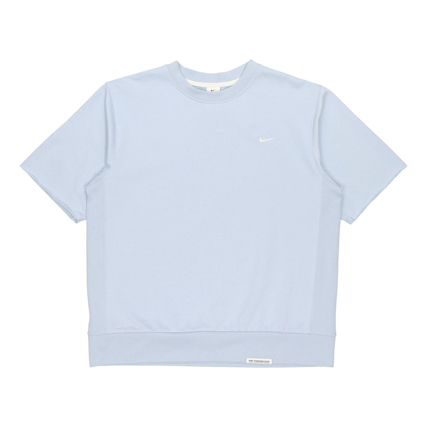 Nike Dri-fit Standard Issue Round Neck Pullover Sports Short Sleeve Blue light blue CV1940-440