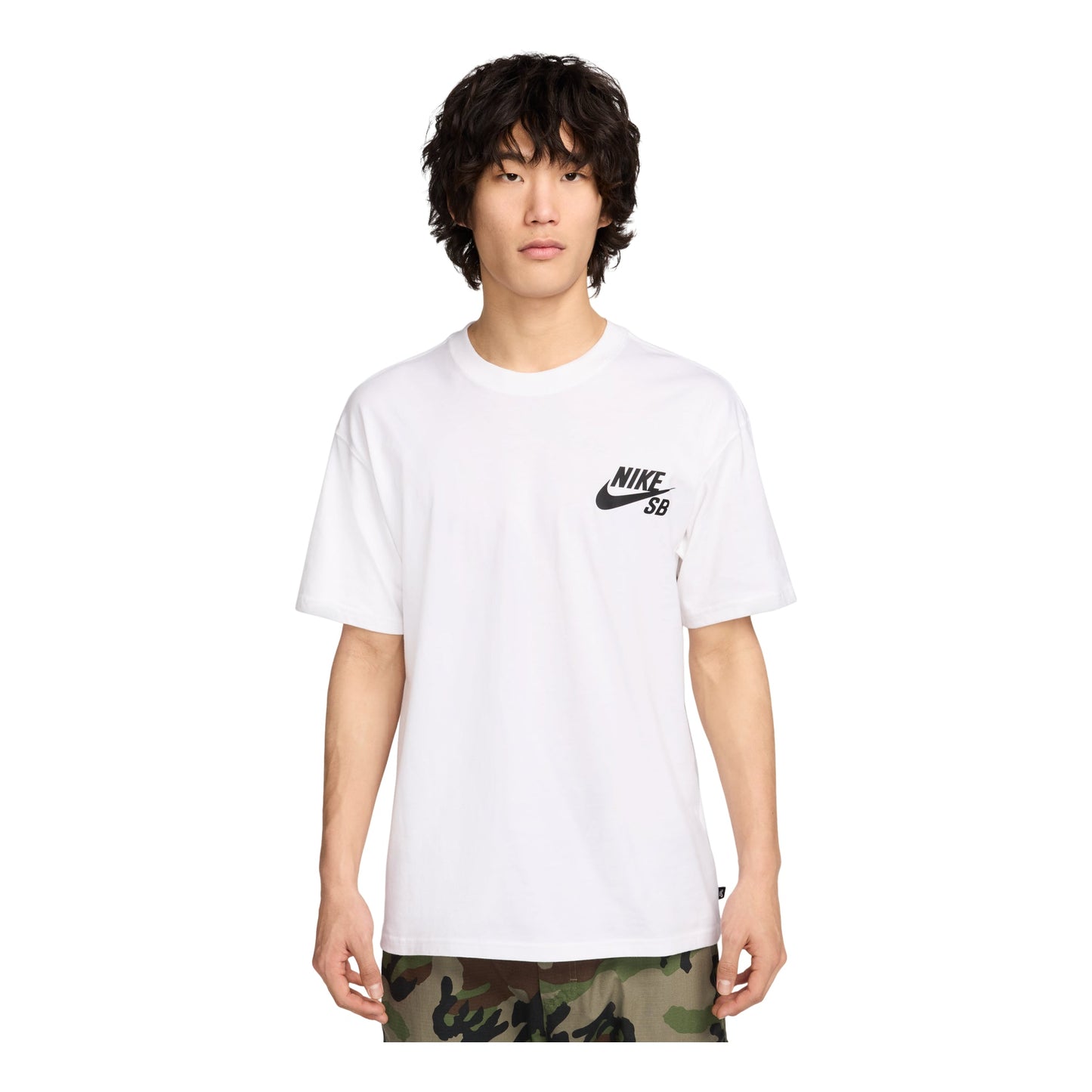 Nike SB Logo T-Shirt Asia Sizing 'White' DC7818-100