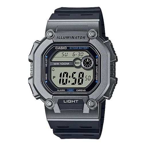 CASIO Waterproof Sports Mens BlackGray Digital W-737H-1A2V